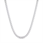 Load image into Gallery viewer, 10K White Gold Lab Diamonds Tennis Necklace

Total Diamonds: 13.4ctt