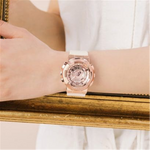 Load image into Gallery viewer, GSHOCK Lady&#39;s Resin/Stainless Steel Analogue/Digital Sport Watch with Rose Dial
