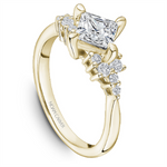 Load image into Gallery viewer, Yellow Gold Modern Diamond Semi-Mount
