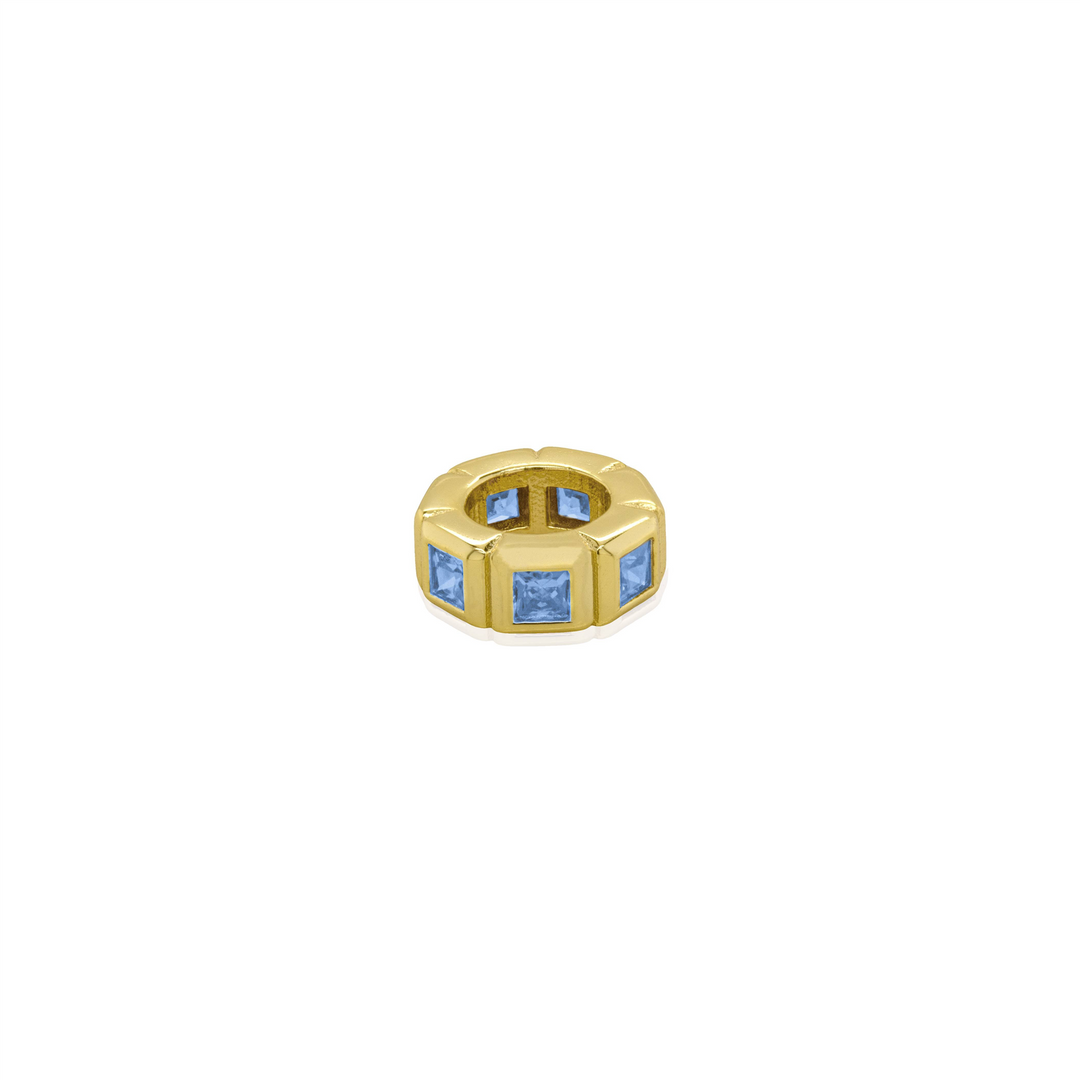 10K Yellow Gold Birthstone Pendant 
Length: 8.3mm
Width: 2.8mm 
Bir