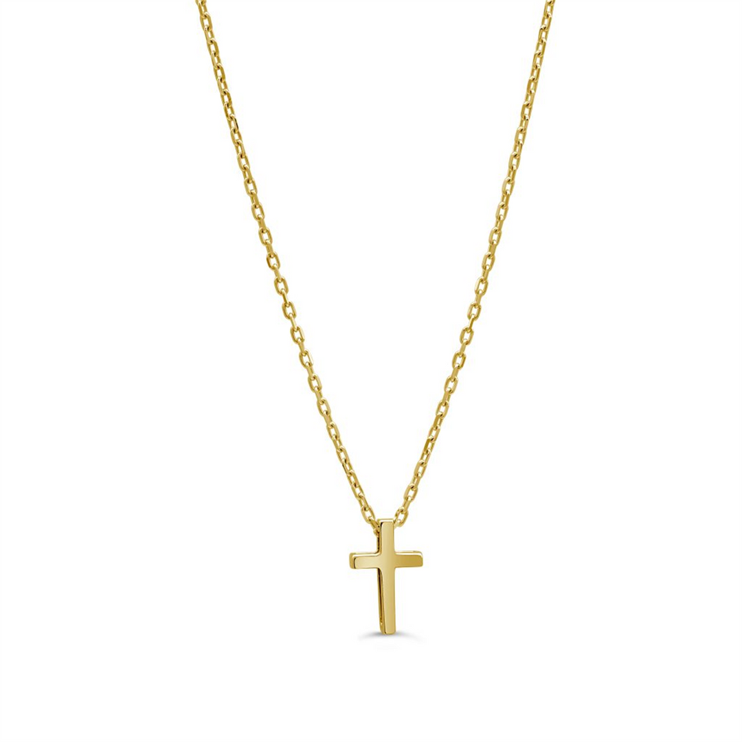 10K Yellow Gold Cross Polished Religious Pendant Necklace

PENDANT